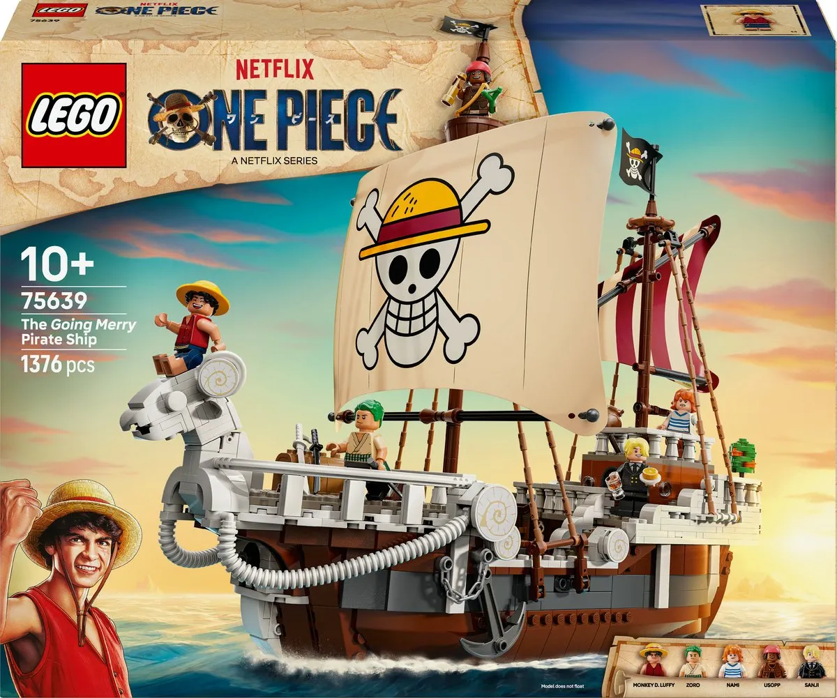 LEGO One Piece Going Merry 75639 - 1376 Stukken - 5 Minifiguren