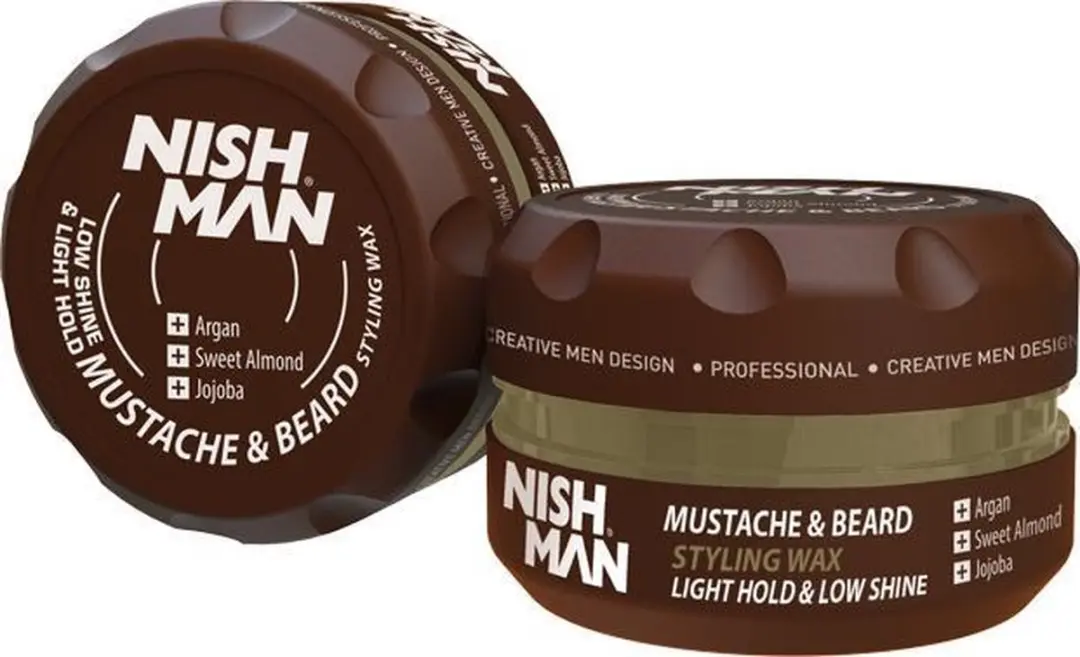 Nishman Baard- en Snorbalsem 100ml - Lichte Hold