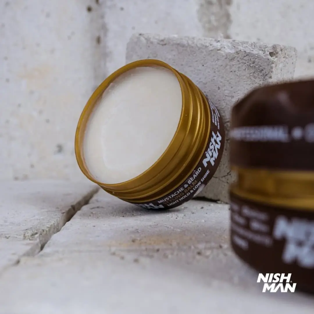 Nishman Baard- en Snorbalsem 100ml - Lichte Hold