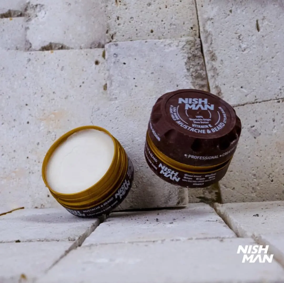 Nishman Baard- en Snorbalsem 100ml - Lichte Hold