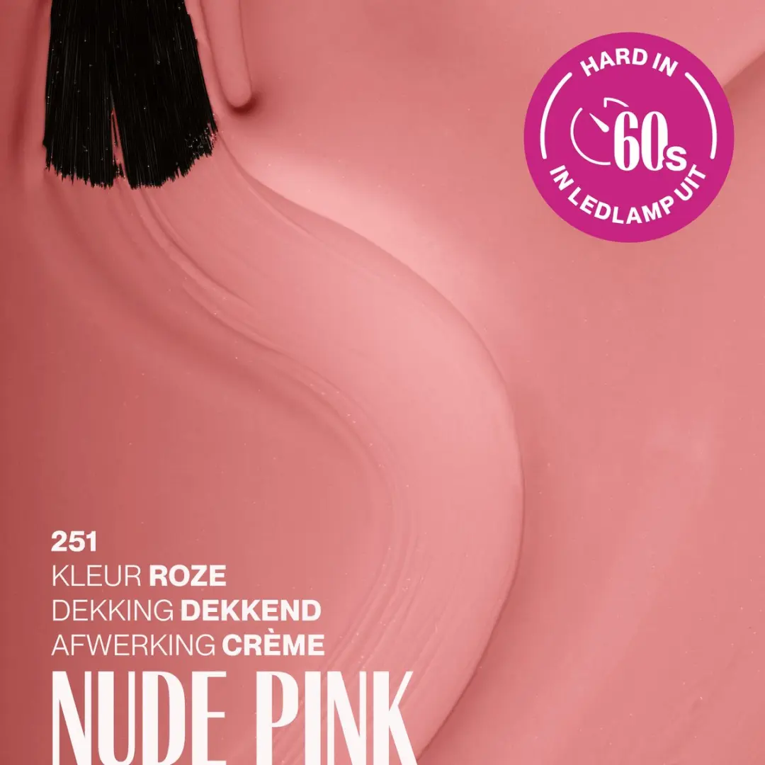 Pink Gellac 251 Nude Pink Gellak 15ml