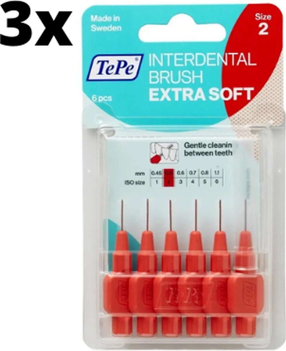 TePe Extra Soft Rood 0,50mm