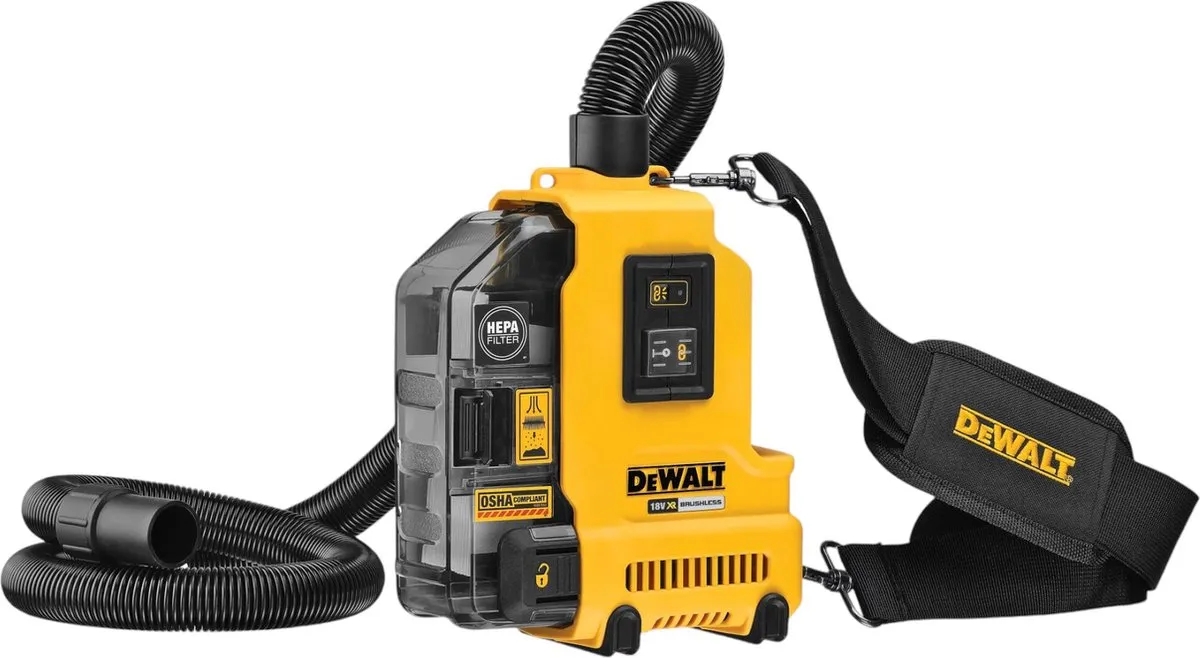 DeWalt DWH161N XR Stofafzuiger 18V - Geel