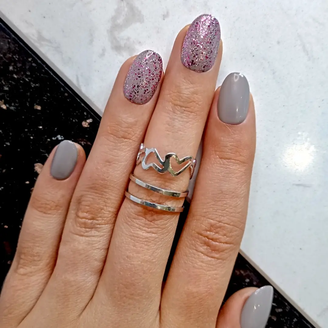 SD Press on Nails B145 Plaknagels XS Almond - 20 Stuks