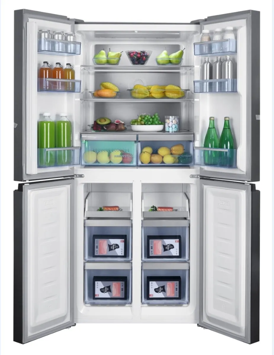 Beko GNO46623MXPN Amerikaanse Koel-vriescombinatie 466L - No Frost - RVS