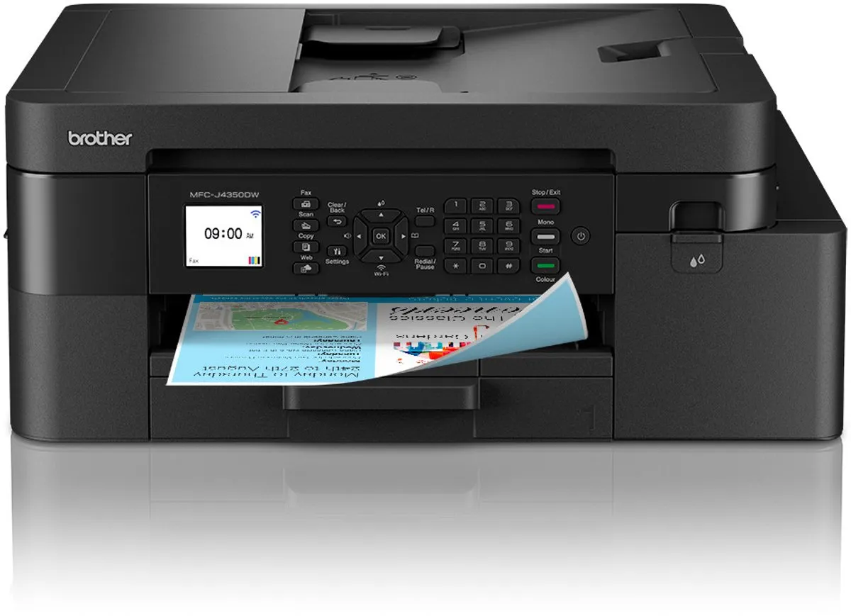 Brother MFC-J4350DW Inkjet Printer - A4 - 1200x4800 DPI - Zwart