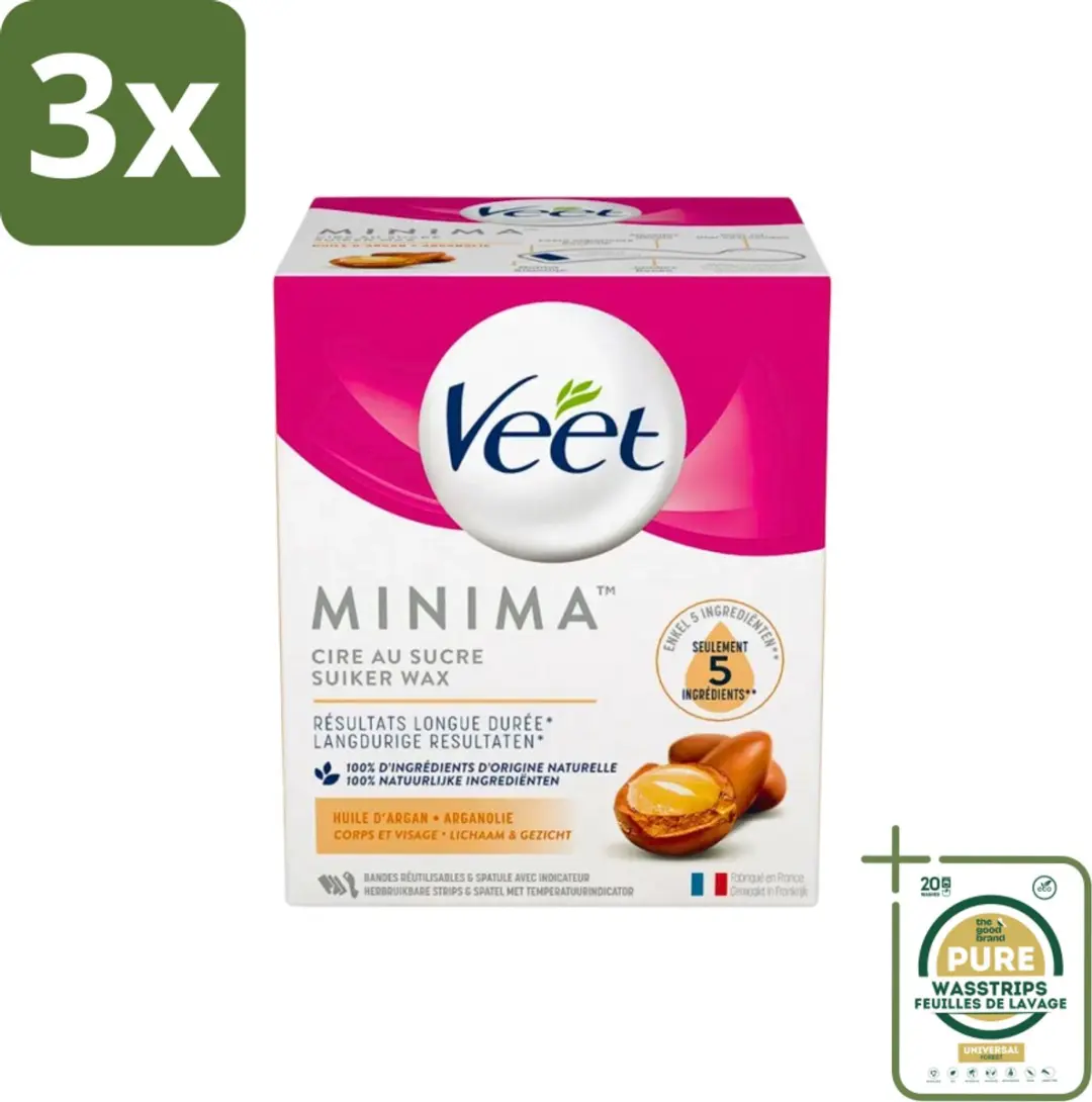 Veet Warme Wax Minima Arganolie 750ml