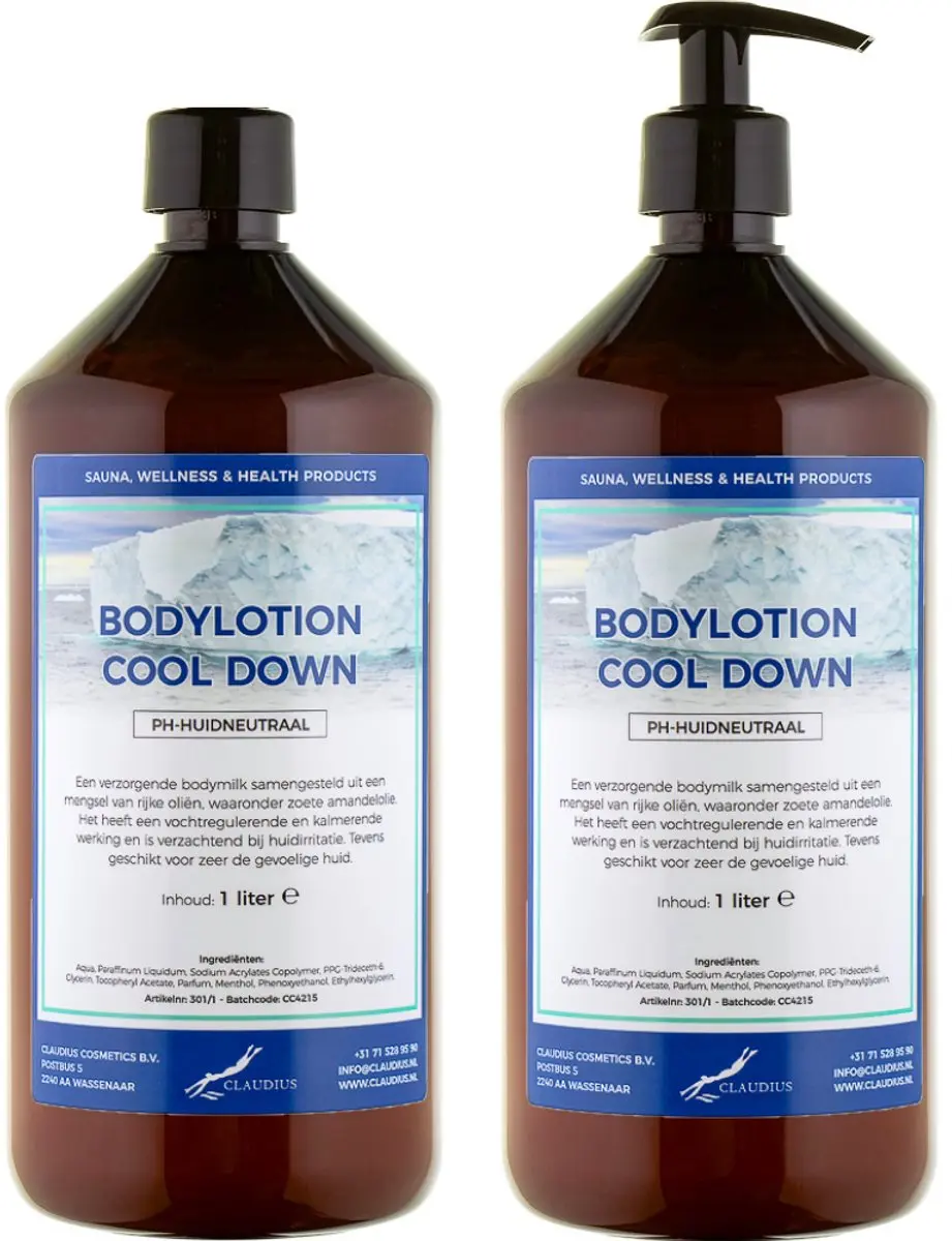 Splashbox Cosmetics Bodylotion Cool Down 2 Liter - 2 Stuks