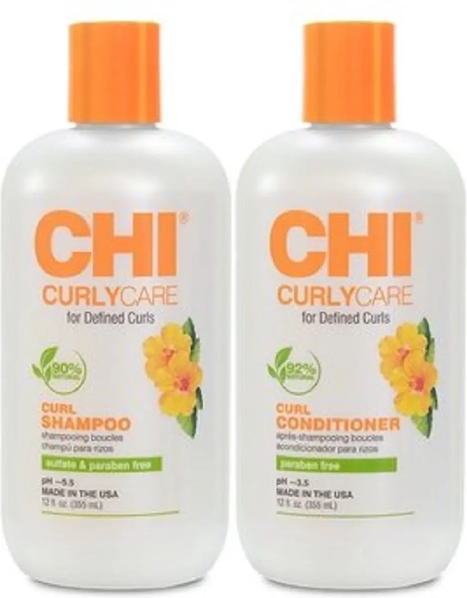 Chi Natural Life Duo Pack CurlyCare Shampoo & Conditioner 710ml