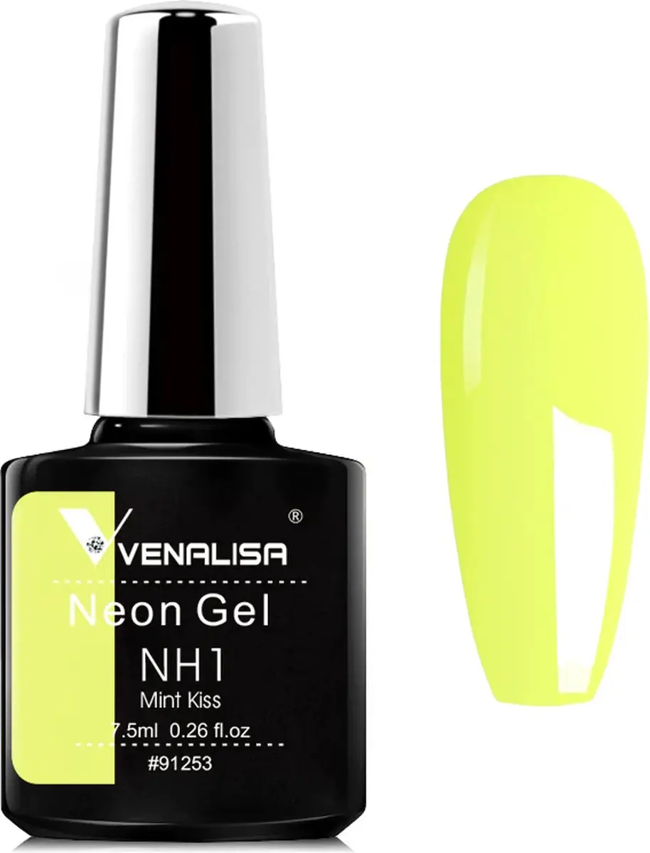 Venalisa UV Gellak Neon Geel 7.5ml