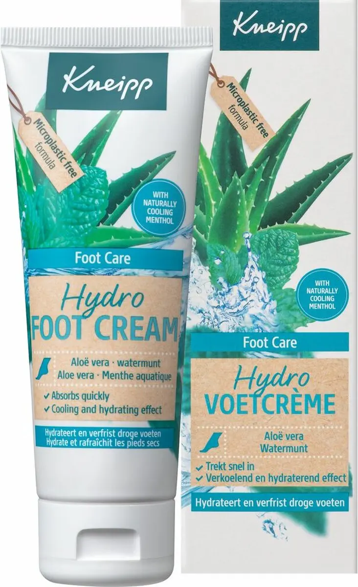Kneipp Voetcrème Hydro - 6x75ml