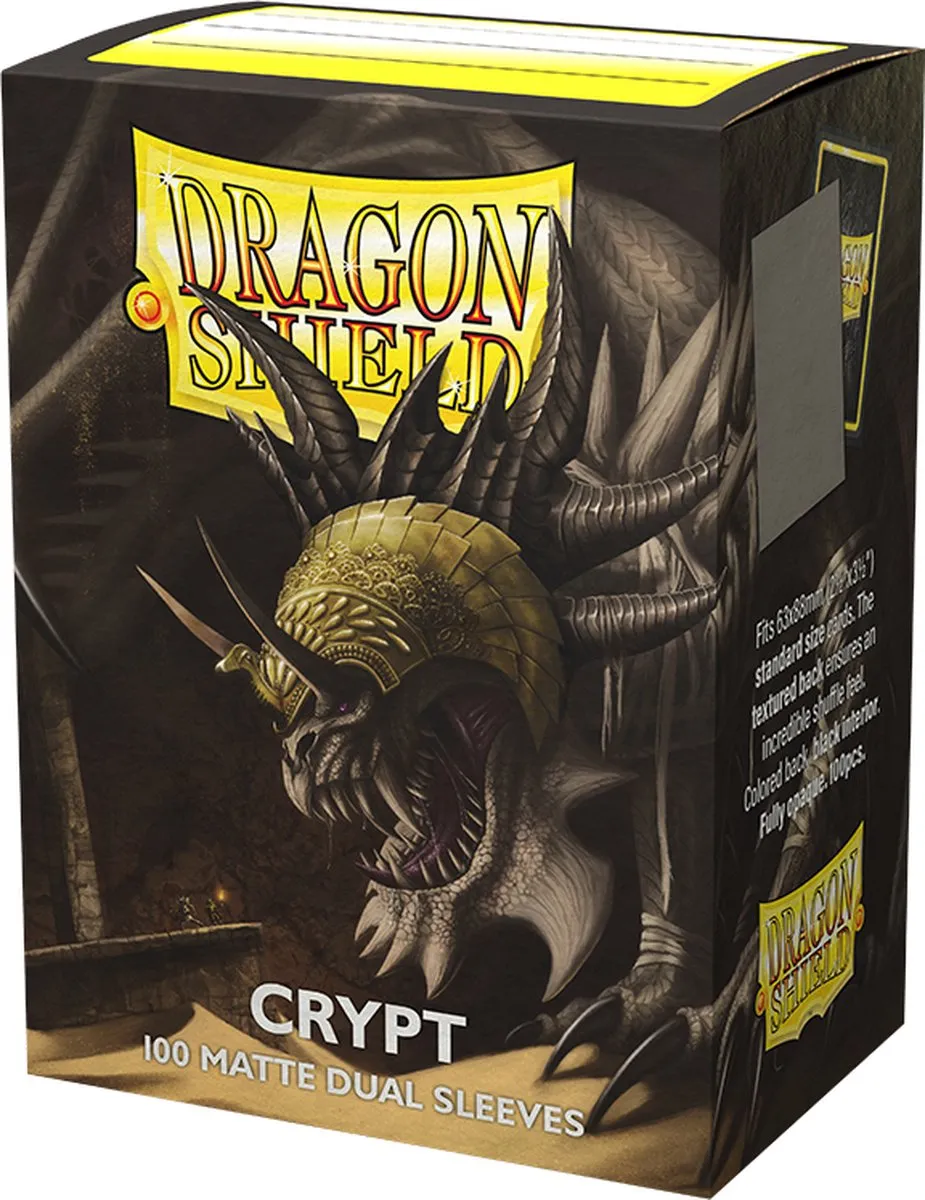 Asmodee Dragon Shield Matte Dual Sleeves Crypt 100x - ART15052