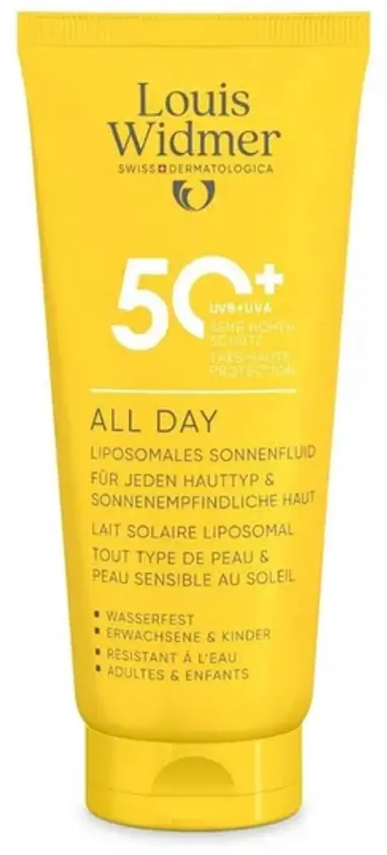 Louis Widmer All Day SPF50+ Zonnemelk 200ml - Licht geparfumeerd