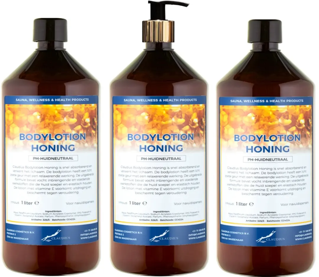 Splashbox Cosmetics Honing Bodylotion 3L - 3 Stuks
