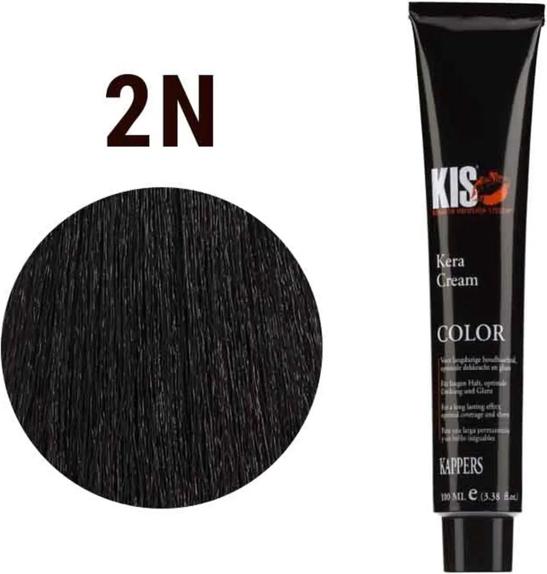 KIS KeraCream Color 100ml - Zwart Full Coverage