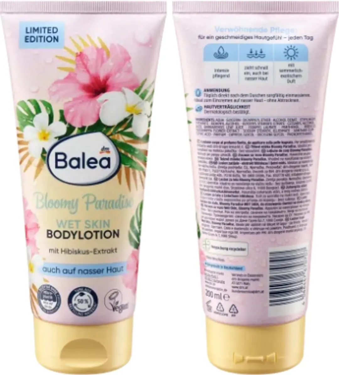 Balea Wet-Skin Body Lotion Bloomy Paradise 200ml