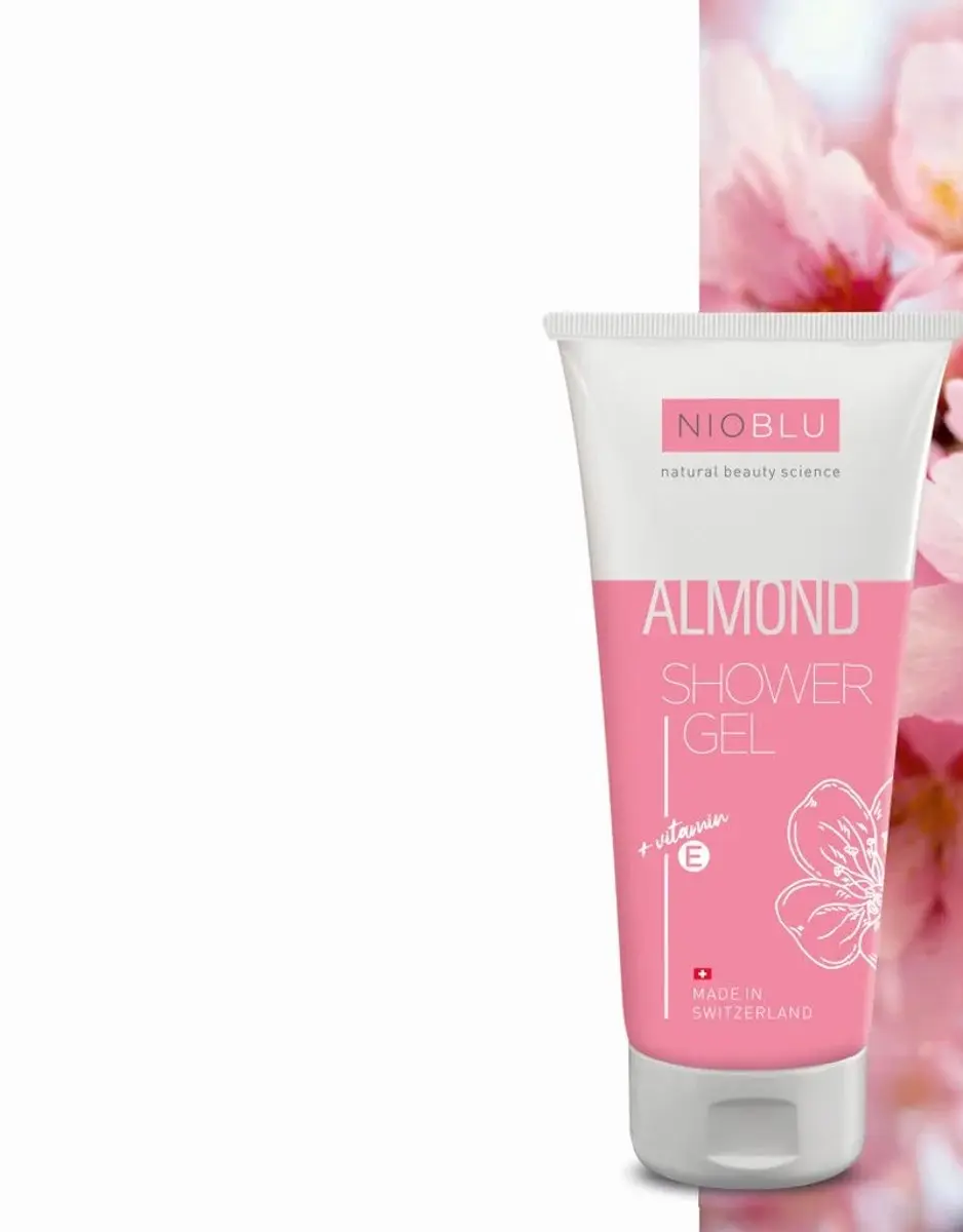 Nioblu Almond Bodyolie & Douchegel Set - 2x150ml