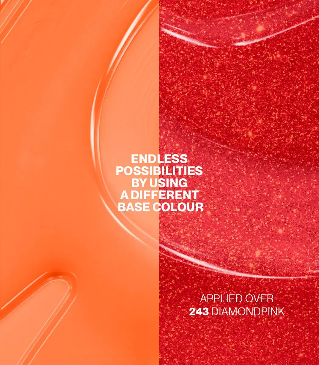 Pink Gellac Jelly Coat Set - Diamond Pink & Solar Glaze - 2x15ml