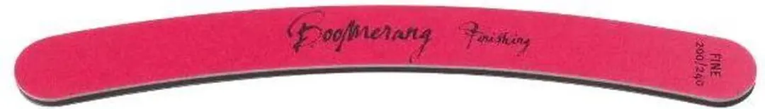 Sibel Nails Boomerang Nagelvijl Rood 200/240 - 10 Stuks