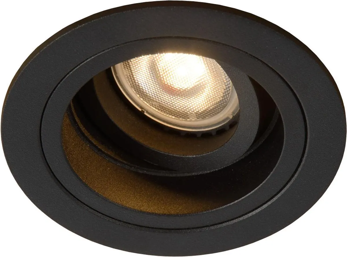 Lucide EMBED Inbouwspot Ø9,1cm GU10 - Zwart