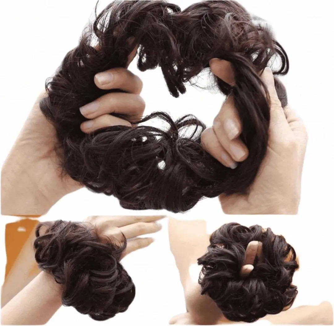 Guardian Beauty Haar Wrap Extension #30 Messy Bun - 40g - Roze/Rood/Blond