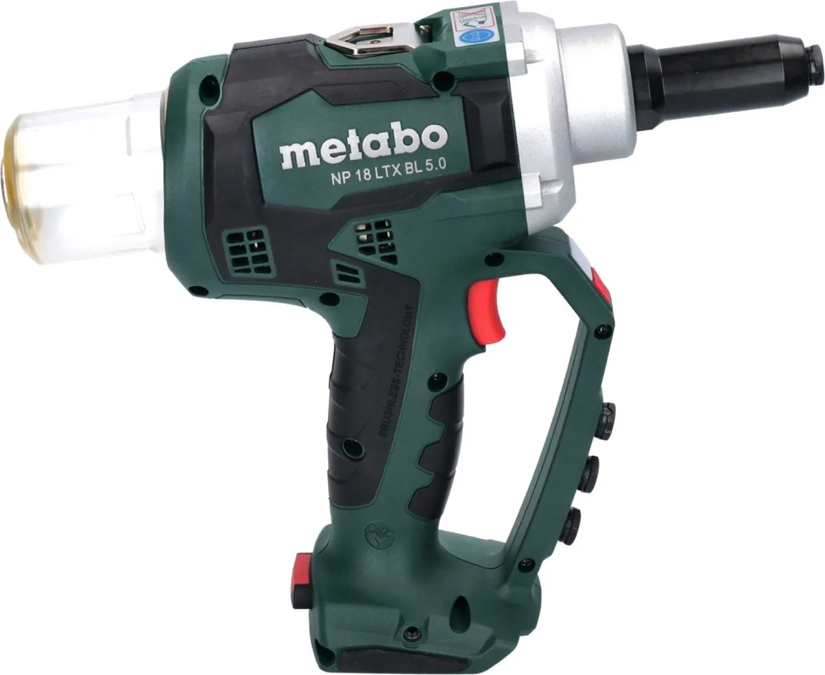 Metabo NP 18 LTX BL 5.0 Blindnietpistool - 5000mAh - 2.4-5mm - afbeelding 6 van 6