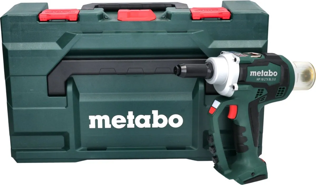 Metabo NP 18 LTX BL 5.0 Blindnietpistool - 5000mAh - 2.4-5mm