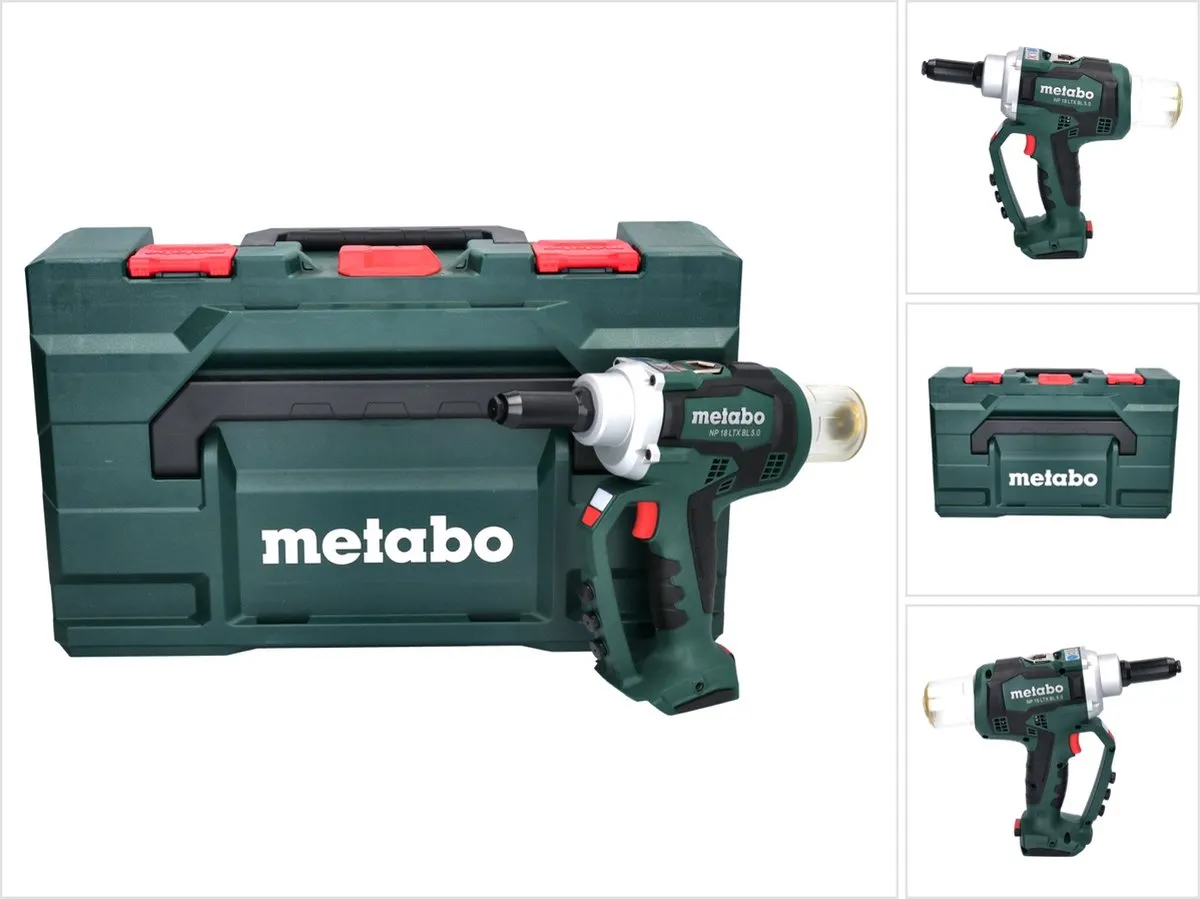 Metabo NP 18 LTX BL 5.0 Blindnietpistool - 5000mAh - 2.4-5mm
