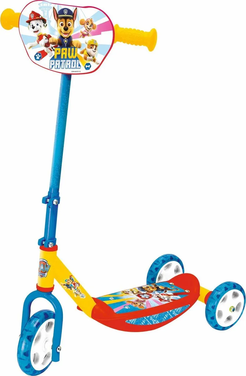 Smoby Nickelodeon Paw Patrol Scooter Step Driewieler - 3.4 Inch - Blauw/Geel/Rood