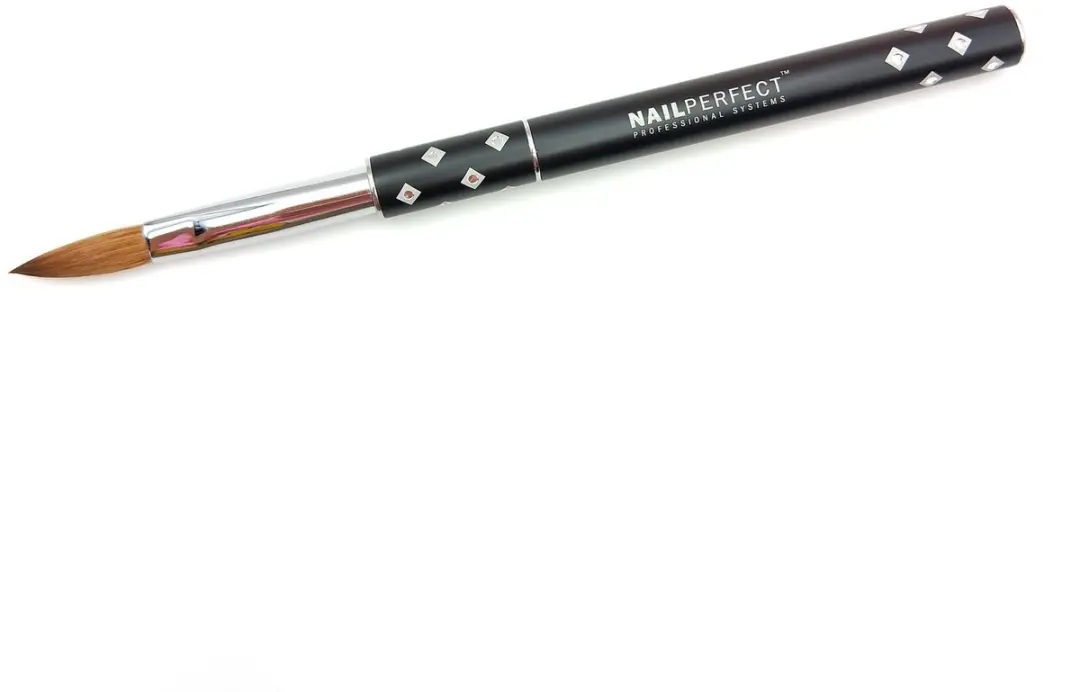 Nail Perfect #8 Novice Acrylic Brush - Zwart