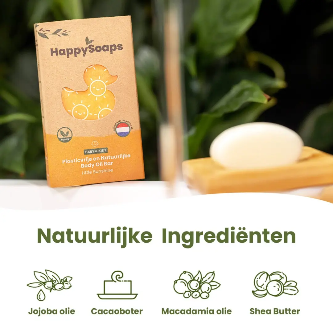 HappySoaps Babyolie Little Sunshine 60g - 3x20g