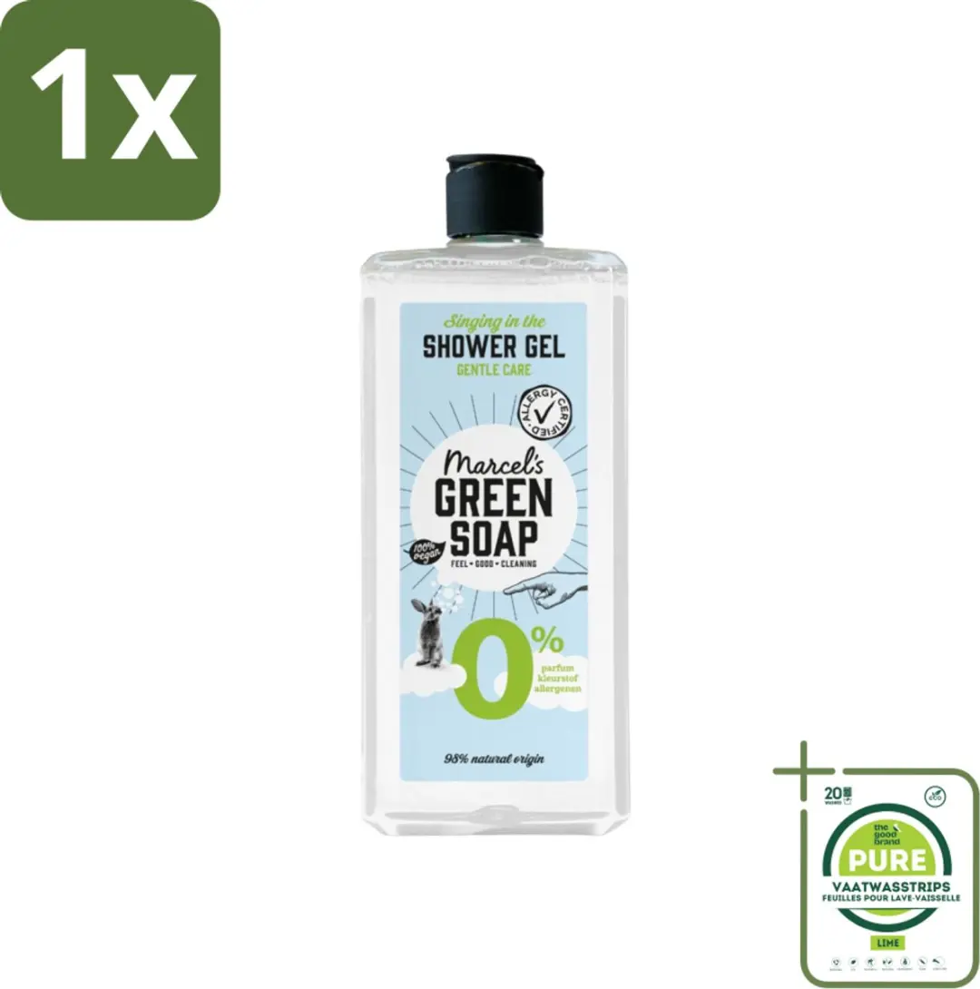 Marcel's Green Soap Douchegel 300ml - 0% Parfum/Kleurstof