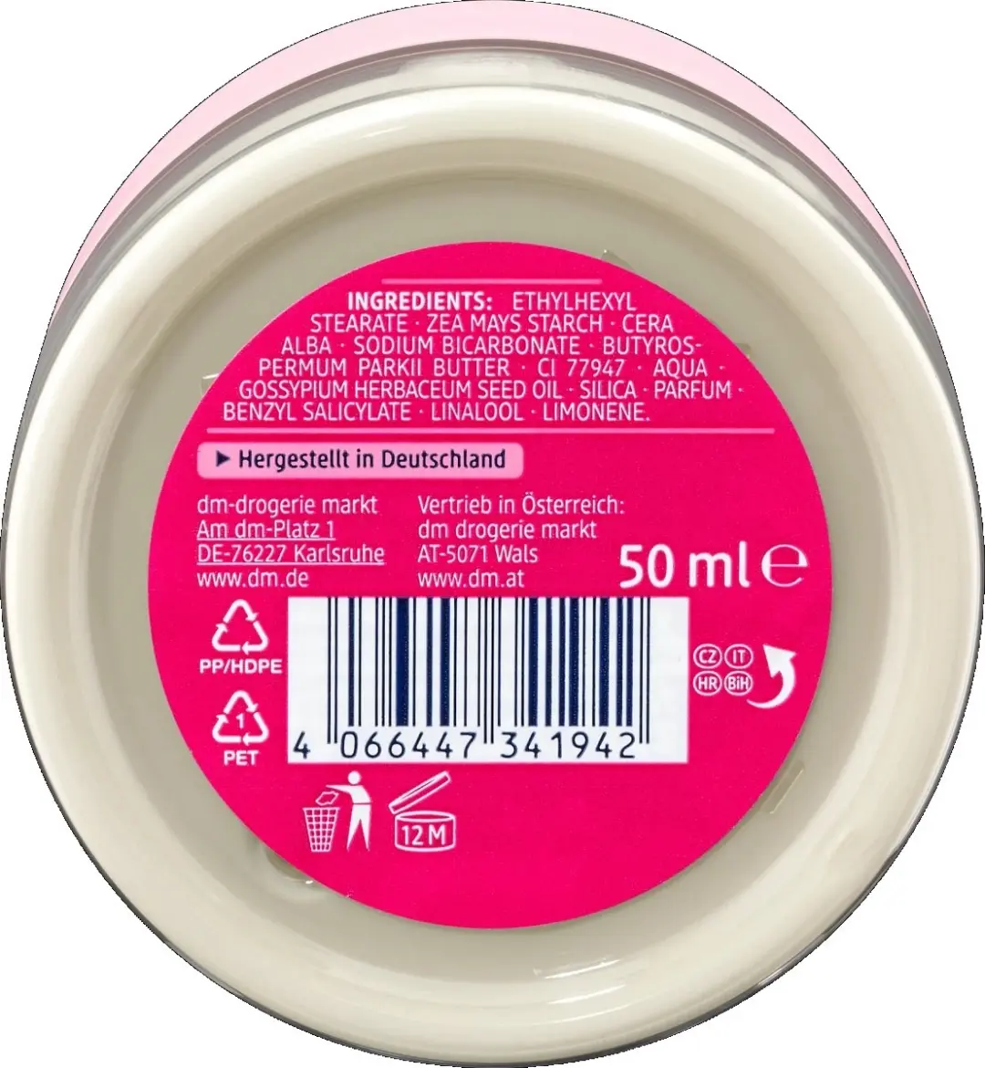 Balea Aluminiumvrije Deodorantcrème 50ml