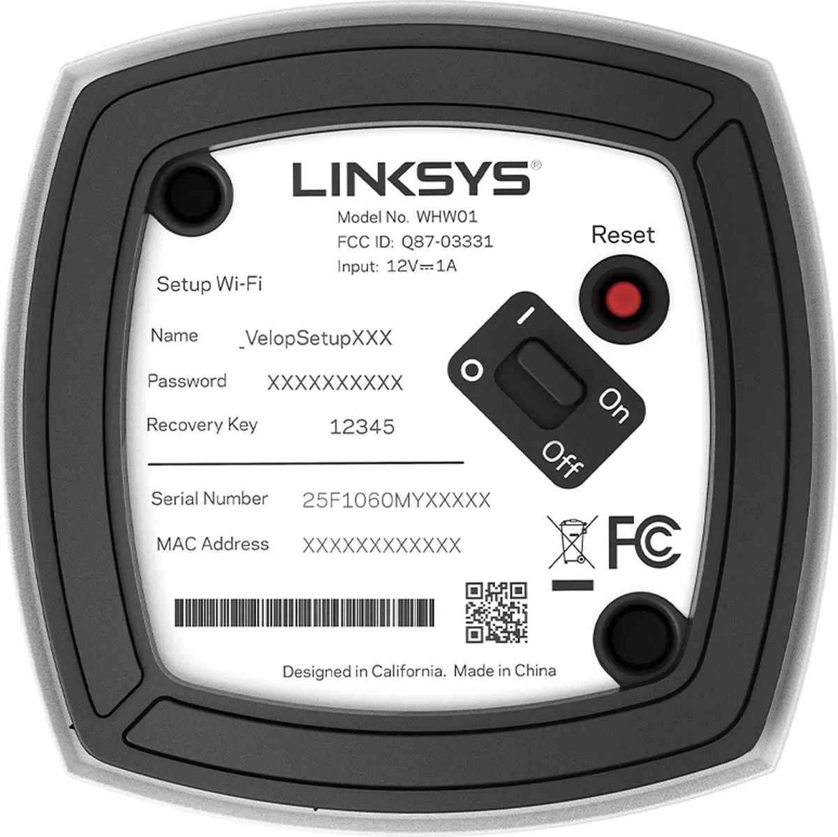 Linksys Velop WHW0102 Mesh WiFi 5 - 2-Pack Wit