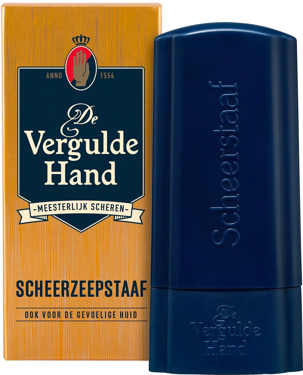 Vergulde Hand Scheerzeepstaaf 75g