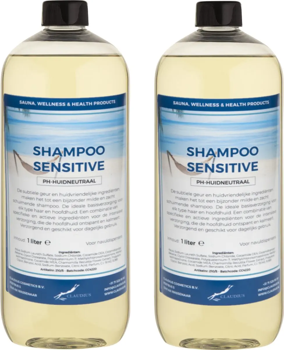 Splashbox Cosmetics Sensitive Care Shampoo 10x1L