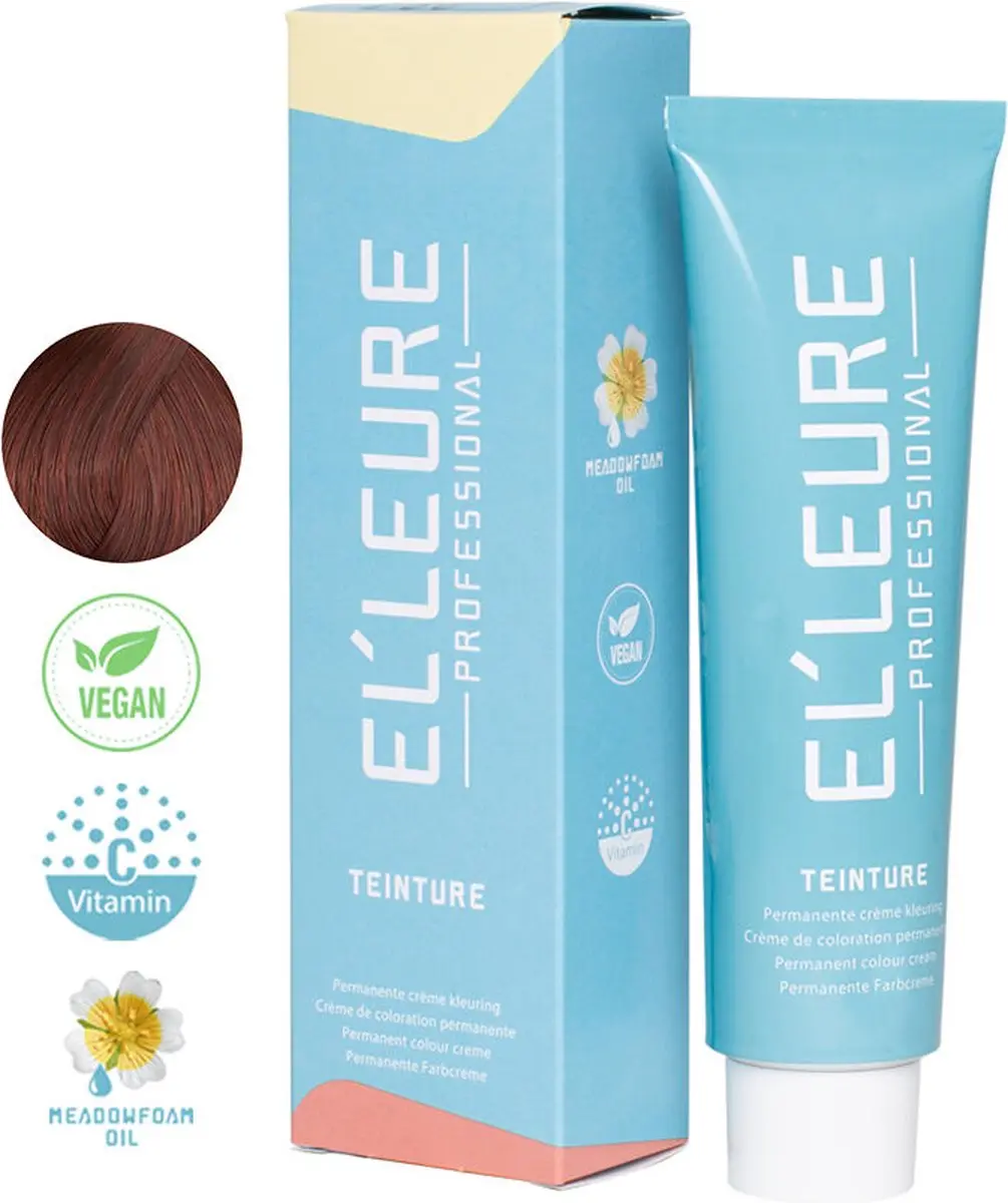 Elleure Haarverf Donker Roodblond 100ml