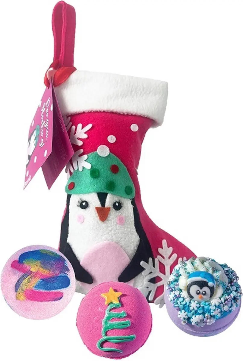 Bomb Cosmetics Pinguïn Kerstsok Gift Set