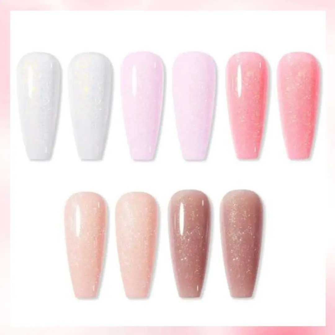 Born Pretty Builder in a Bottle Biab Set - 113 Stuks - 10ml Glitter