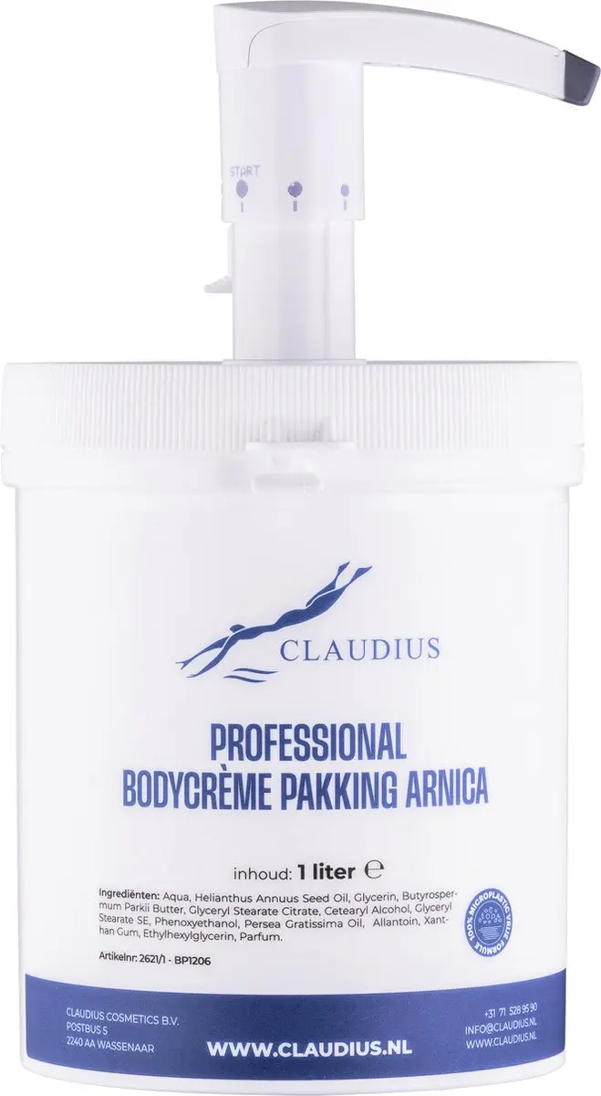 Splashbox Cosmetics Professional Bodycrème Arnica 1L