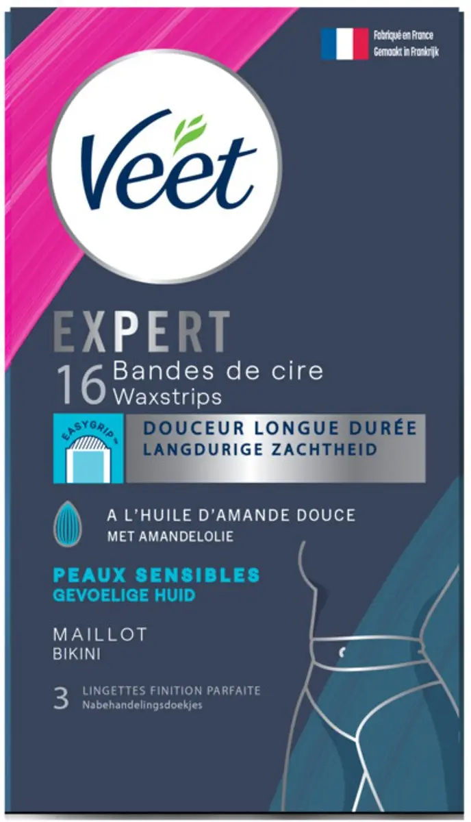 Veet Expert Koude Waxstrips Bikini Sensitive 32 Stuks