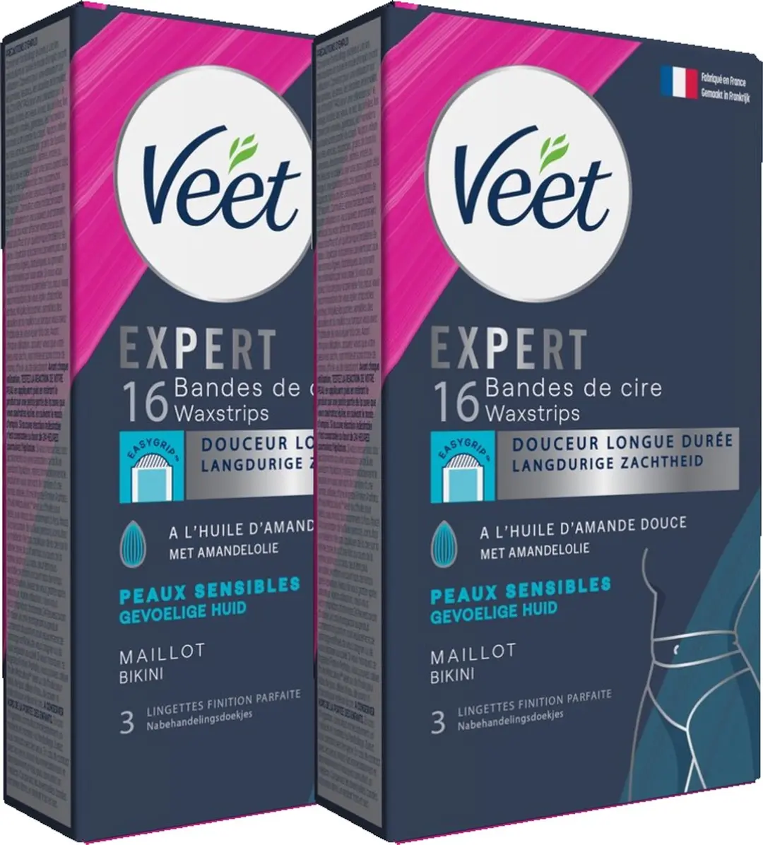 Veet Expert Koude Waxstrips Bikini Sensitive 32 Stuks