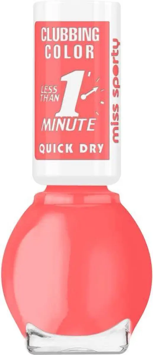 Miss Sporty Boeing Brush Clubbing Nailpolish Koraalrood
