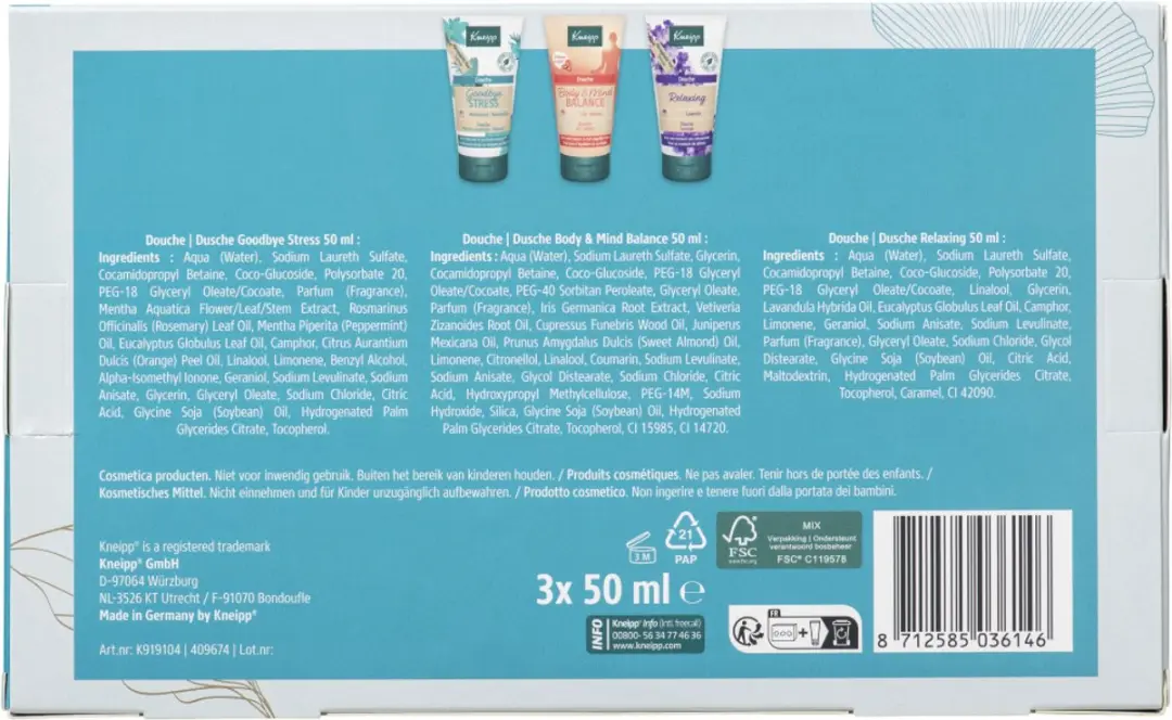 Kneipp Shower Moments Geschenkset - 3 Stuks - afbeelding 6 van 6