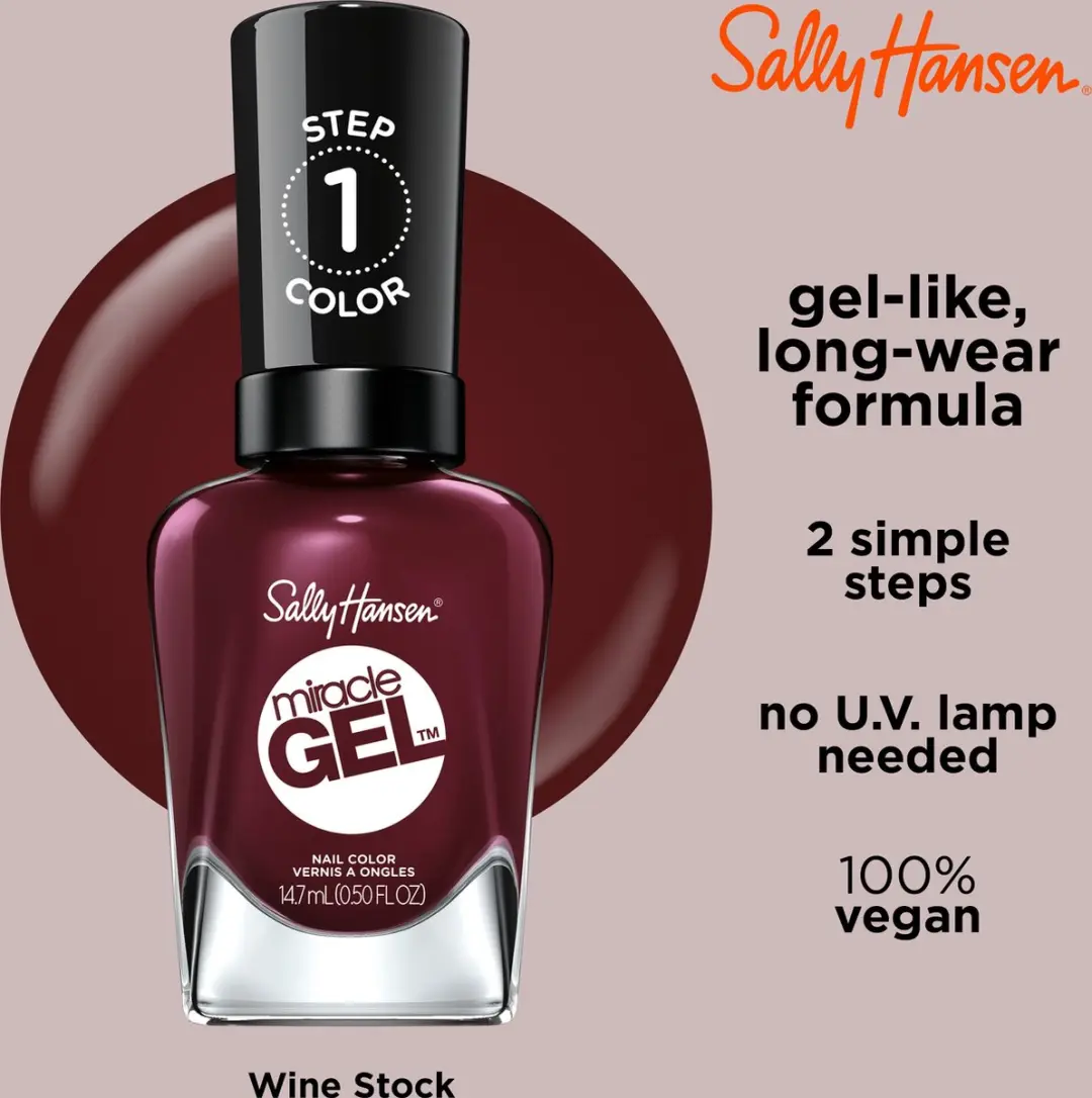 Sally Hansen Miracle Gel Nagellak 480 Wine Stock - 14.7ml