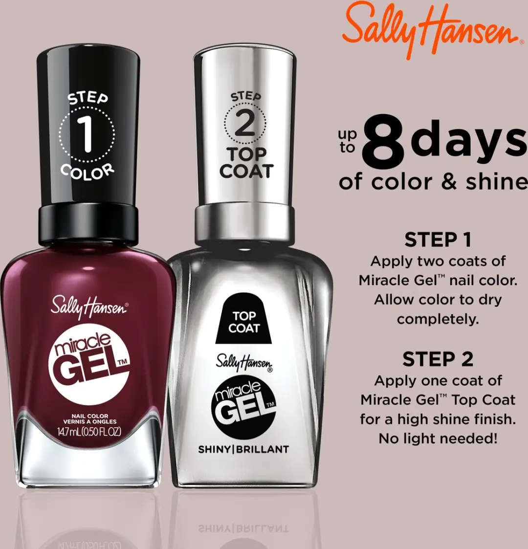 Sally Hansen Miracle Gel Nagellak 480 Wine Stock - 14.7ml
