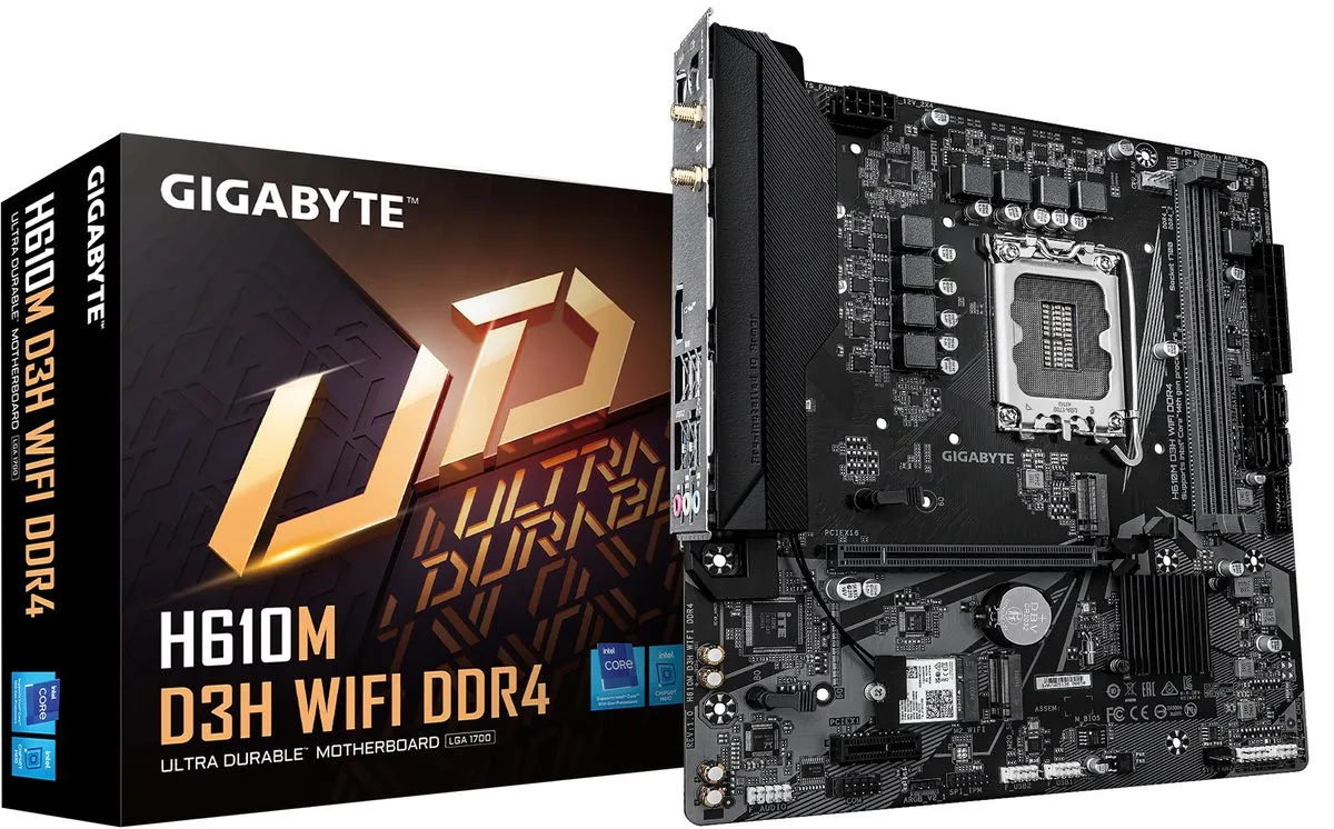 Gigabyte H610M D3H WIFI DDR4 Moederbord