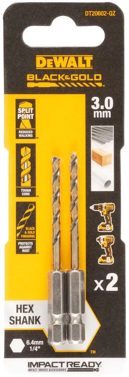 DeWalt DT20602-QZ Metaalboor 3mm - 72mm - 1 Stuk