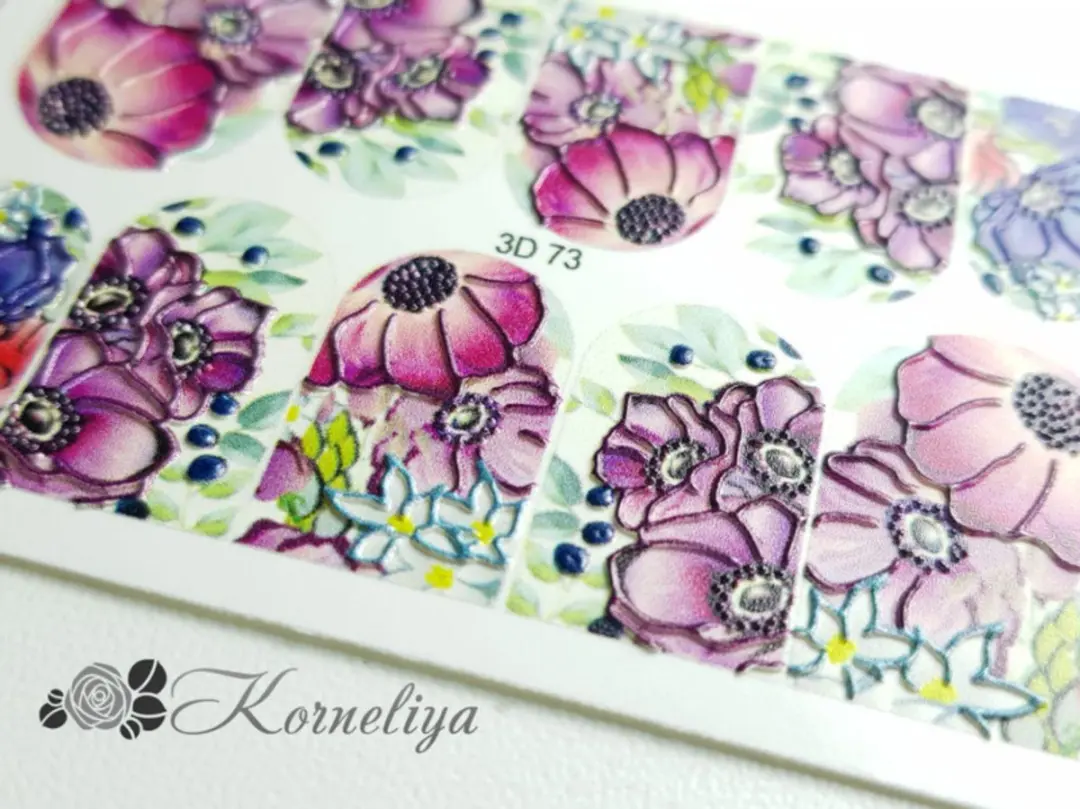 Korneliya 3D Waterdecal 073 Donker