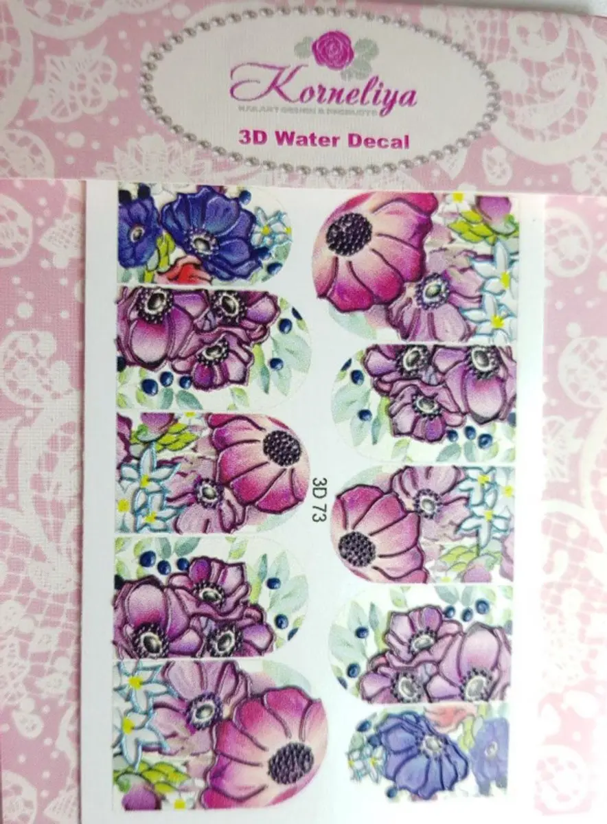 Korneliya 3D Waterdecal 073 Donker